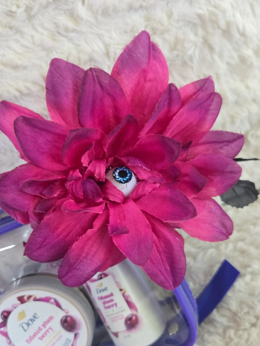 Accessories Gift Set with Purple Flower Accent